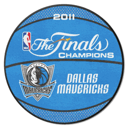 Dallas Mavericks 2011 NBA Champions Basketball Rug - 27in. Diameter