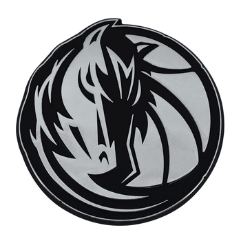 Dallas Mavericks 3D Chrome Metal Emblem