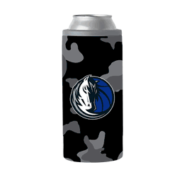 Dallas Mavericks Black Camo 12oz Slim Can Coolie