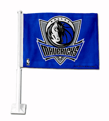 Dallas Mavericks Car Flag (Blue)