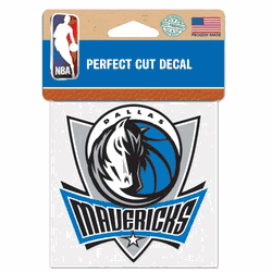 Dallas Mavericks Decal 4x4 Perfect Cut Color