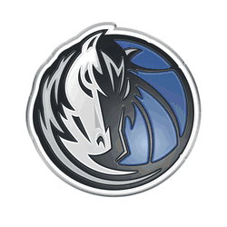 Dallas Mavericks Heavy Duty Aluminum Embossed Color Emblem