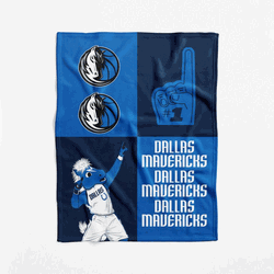 Dallas Mavericks NBA Domino Swaddle Blanket 40x50 inches