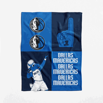Dallas Mavericks NBA Domino Swaddle Blanket 40x50 inches
