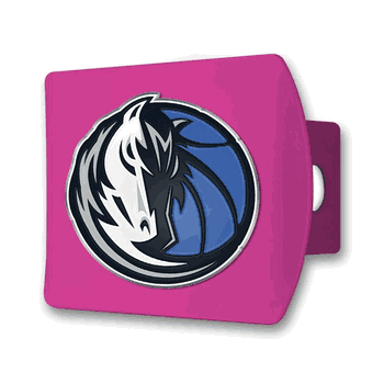 Dallas Mavericks Pink Metal Hitch Cover with  3D Color Emblem