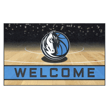 Dallas Mavericks Rubber Door Mat - 18in. x 30in.