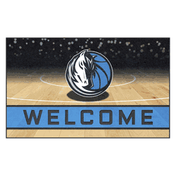 Dallas Mavericks Rubber Door Mat - 18in. x 30in.