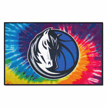 Dallas Mavericks Tie Dye Starter Mat Accent Rug - 19in. x 30in.