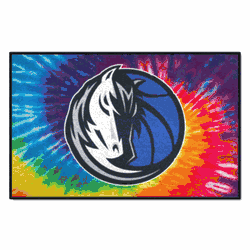 Dallas Mavericks Tie Dye Starter Mat Accent Rug - 19in. x 30in.