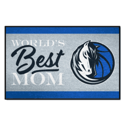Dallas Mavericks World's Best Mom Starter Mat Accent Rug - 19in. x 30in.