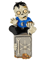 Dallas Mavericks Zombie Figurine Bank CO