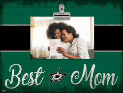 Dallas Stars 10" x 8" Best Mom with Stripe Clip Frame
