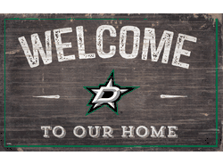 Dallas Stars 11x19 Welcome to our Home Sign
