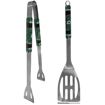 Dallas Stars 2 pc Steel BBQ Tool Set