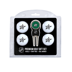 Dallas Stars 4 Ball Gift Set + Divot Tool & Marker