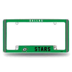 Dallas Stars Alternate Design All Over Chrome Frame