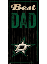 Dallas Stars Best Dad 6x12 Sign