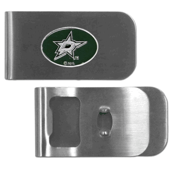 Dallas Stars Bottle Opener Money Clip