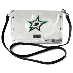 Dallas Stars Clear Envelope Purse STRAP
