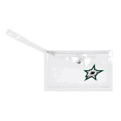 Dallas Stars Clear Ticket Wristlet
