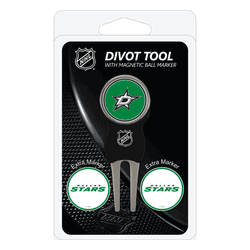 Dallas Stars Divot Tool Pack - Signature tool w/ 3 markers