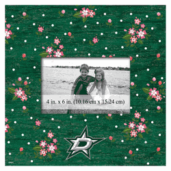Dallas Stars Floral 10x10 Frame