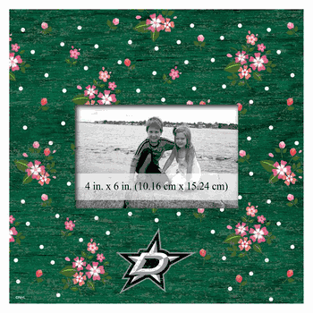 Dallas Stars Floral 10x10 Frame