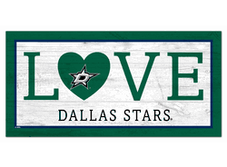 Dallas Stars Love 6x12 Sign