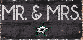 Dallas Stars Mr. & Mrs. Sign