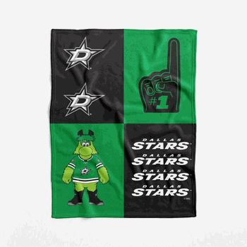 Dallas Stars NHL Domino Swaddle Blanket 40x50 inches