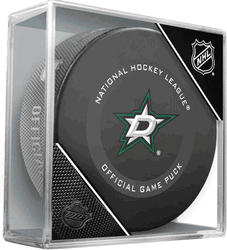 Dallas Stars NHL Hockey Official Game Puck IN CUBE