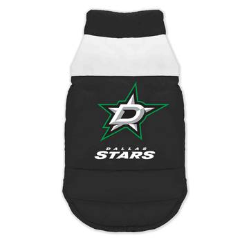 Dallas Stars Pet Parka Puff Vest Large