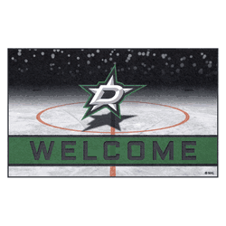 Dallas Stars Rubber Door Mat - 18in. x 30in.