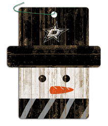 Dallas Stars Snowman Ornament