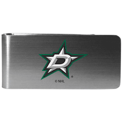 Dallas Stars Steel Money Clip, Logo