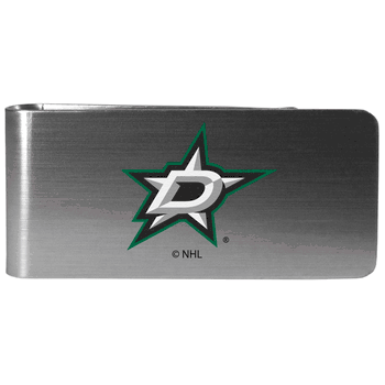 Dallas Stars Steel Money Clip, Logo