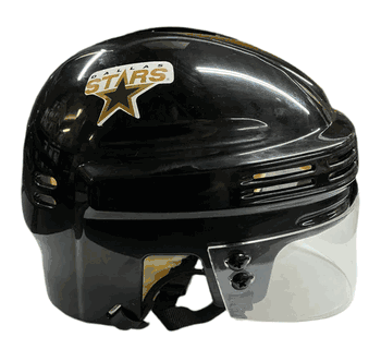 Dallas Stars T/B SportStar NHL Hockey Player Mini Helmet - Black