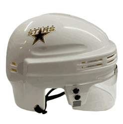 Dallas Stars T/B SportStar NHL Hockey Player Mini Helmet - White