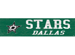 Dallas Stars Team Name 6x24 Sign
