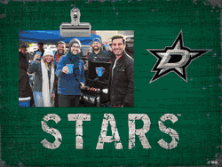 Dallas Stars Team Name Clip Frame