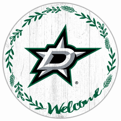 Dallas Stars Welcome 12in Circle