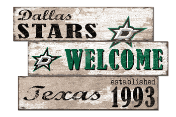 Dallas Stars Welcome 3 Plank
