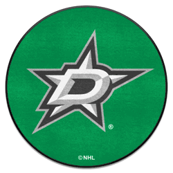 Dallas StarsStarsHockey Puck Rug - 27in. Diameter