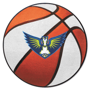 Dallas Wings Basketball Rug - 27in. Diameter