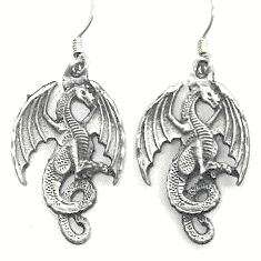 Dangle Earrings - Dragon