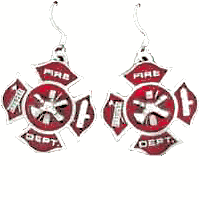 Dangle Earrings -Maltese Cross
