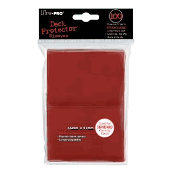 Deck Protector - Red Standard (100 per pack)