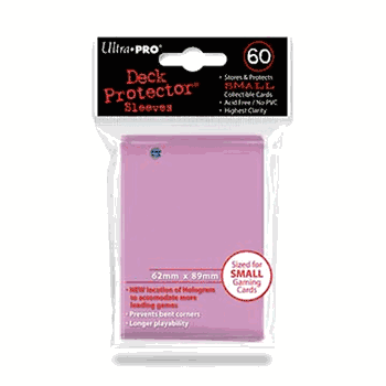 Deck Protector - Small Size - Pink (10 packs of 60)