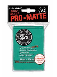 Deck Protectors - Pro-Matte - Aqua (One Pack of 50)