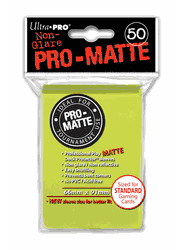 Deck Protectors - Pro-Matte - Bright Yellow (One Pack of 50)